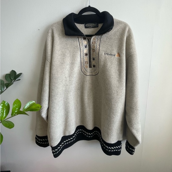 Tundra Fleece Pullover w/Zip - Picture 1 of 4